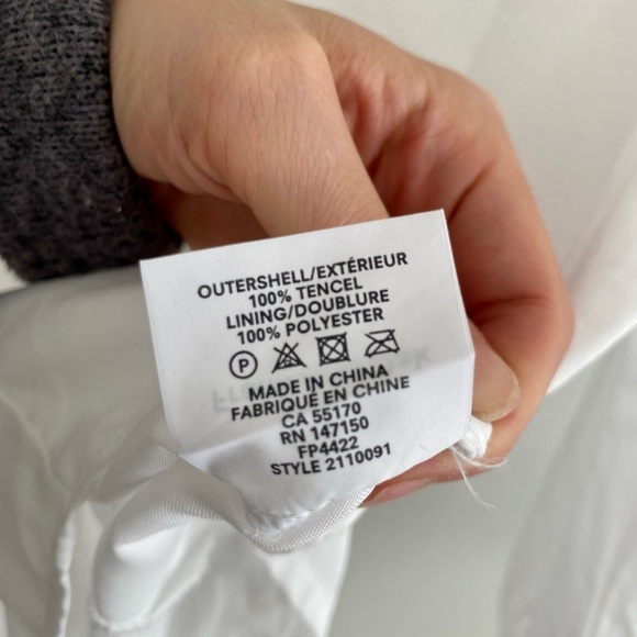 FRANK & Oak 100% Cotton White Button Down Long Sleeve Blouse Size M - Picture 5 of 8